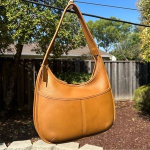 Vintage Coach Ergo Pocket Zip Bag 9033 Butterscotch